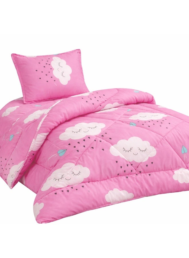 Ming Li Kids Bedspread Set 3 Pieces – Soft Fabric with Medium Filling for Positive Energy and Peaceful Sleep - Image 4